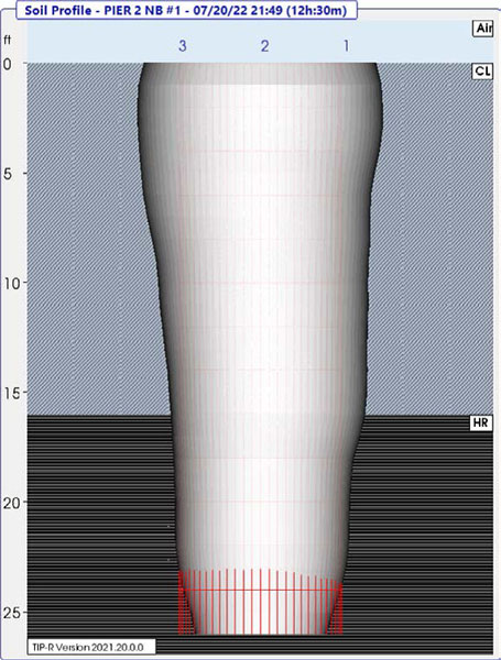 桩身轮廓3D模子,热法桩身完整性测试